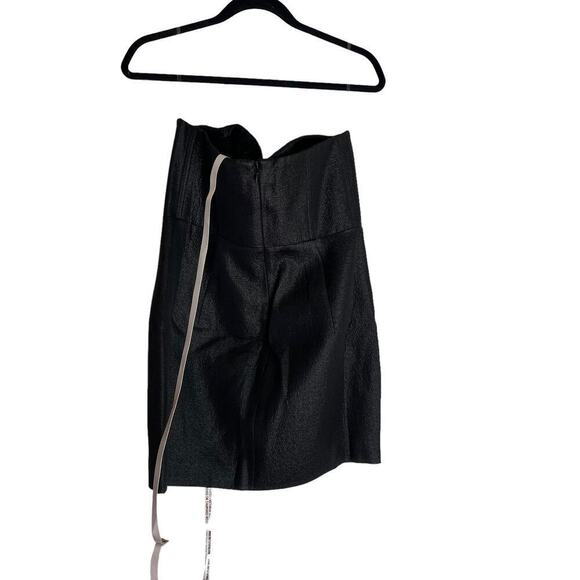 House of CB Corset Satin Black Strapless Corset Mini Dress Black Size L NWT - Picture 8 of 10